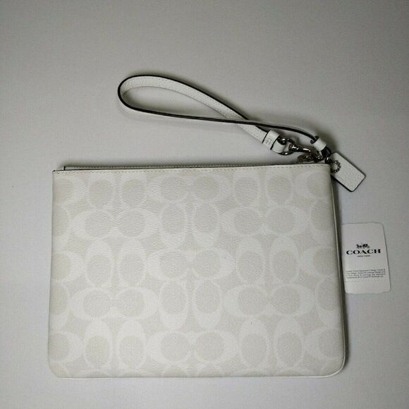 NWT Coach 3576 Marvel Gallery Pouch In Signature - Picture 2 of 3